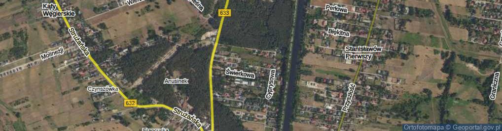 Zdjęcie satelitarne Iglasta ul.